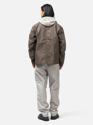 Stone Island Ghost Piece Cotton Cargo Trousers Dust Grey, Cargo Pants