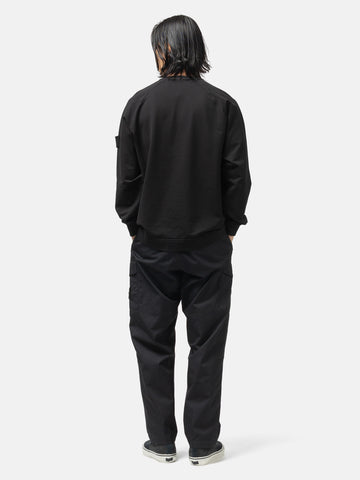 Stone Island Ghost Piece Cotton Stretch Sweatshirt Black, Sweatshirts