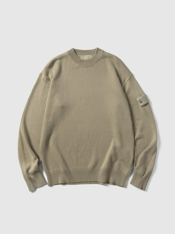 Stone Island Ghost Piece Knit Sweater Beige, Sweaters