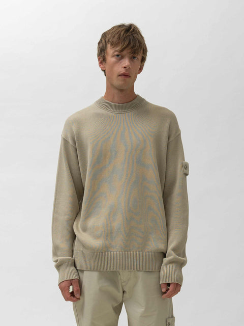 Stone Island Ghost Piece Knit Sweater Beige, Sweaters