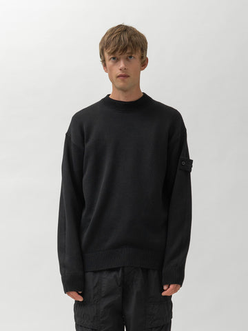 Stone Island Ghost Piece Knit Sweater Black, Sweaters