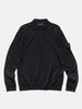 Stone-Island-Ghost-Piece-Light-RWS-Wool-LS-Polo-Sweater-Black-1