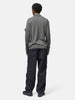 Stone Island Ghost Piece Light RWS Wool LS Polo Sweater Dark Grey, Sweatshirts