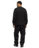 Stone Island Ghost Piece Stretch Organic Cotton Fleece Crewneck Black, Sweaters