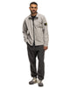 Stone Island Heavy Cotton Jersey Zip Jacket Grey, Outerwear