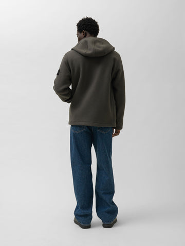Stone Island Indigo Denim Medium Grainy Wash Loose Pant, Pants