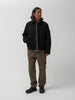 Stone Island Ghost Piece Wool Nylon Flannel Black, Jackets