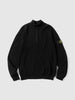 Stone Island LS Knit Polo Black, Polos
