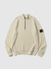 Stone Island LS Knit Polo Ivory, Polos