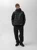 Stone Island Leather Hooded Jacket Black, Leather Jackets