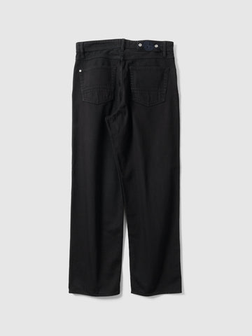 Stone Island Light Bull Denim-TC Loose Pant Black, Pants