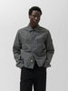 Stone Island Light Grey Wash Biker Jacket, Jackets
