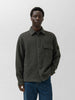 Stone Island Micro Boucle Overshirt Lead Grey, Shirts