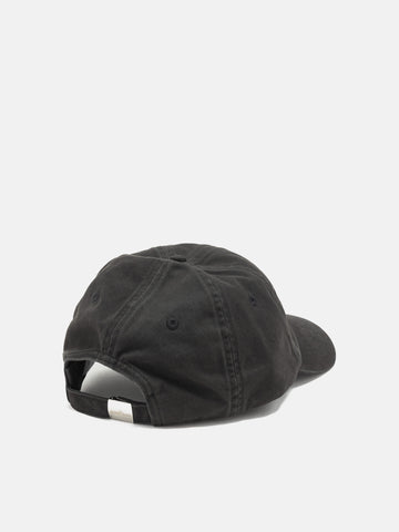 Stone Island Brushed Cotton Gabardine Baseball Cap Black, Caps