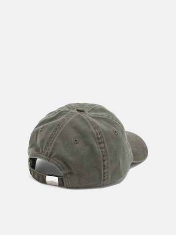 Stone Island Brushed Cotton Gabardine Baseball Cap Military Green, Caps