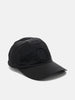Flat shot of the Stone Island Nylon Metal Baseball Cap Black