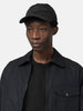Close up of model wearing the Stone Island Nylon Metal Baseball Cap Black
