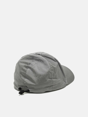 Back of the Stone Island Nylon Metal Baseball Cap Pearl Grey