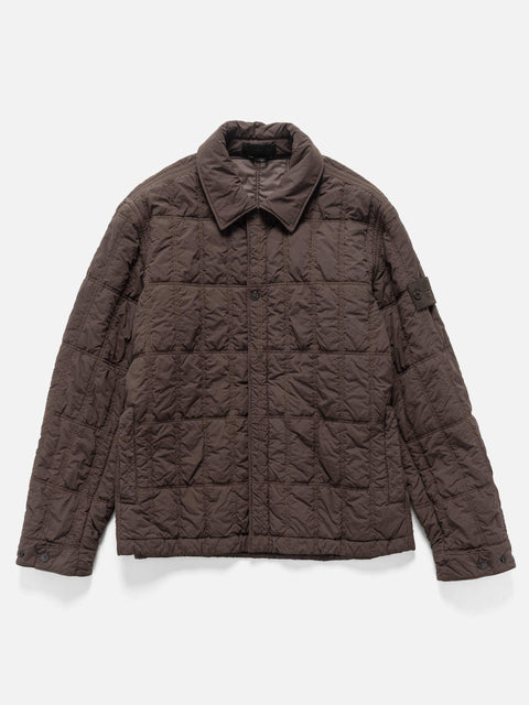 Stone Island Nylon Padded Coach Jacket Dark Brown, Jackets