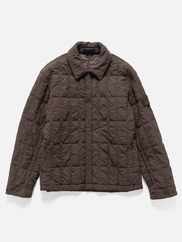 Stone Island Nylon Padded Coach Jacket Dark Brown, Jackets