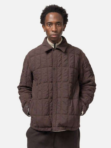 Stone Island Nylon Padded Coach Jacket Dark Brown, Jackets