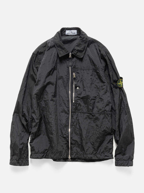 Stone Island Nylon-Taffeta Overshirt Black, Shirts