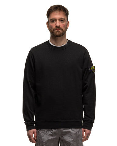 Stone Island 'Old' Treatment Crewneck Sweatshirt Black, Sweaters