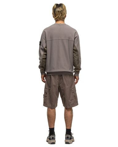 Stone Island 'Old' Treatment Loose Fit Bermuda Shorts Dove Grey, Bottoms