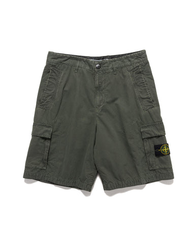 Stone Island 'Old' Treatment Loose Fit Bermuda Shorts Musk, Bottoms