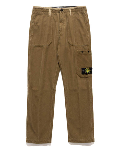 Stone Island Organic Cotton Corduroy 800 1-Pocket Cargo Biscuit, Bottoms