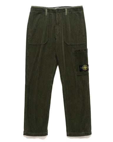 Stone Island Organic Cotton Corduroy 800 1-Pocket Cargo Musk, Bottoms