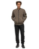 Stone Island Organic Cotton Diagonal Fleece 'Old' Effect Zip Sweater Walnut, Sweaters