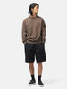 Stone Island Organic Cotton Fleece Crewneck Umber, Sweatshirts
