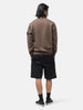 Stone Island Organic Cotton Fleece Crewneck Umber, Sweatshirts
