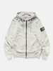 Stone Island Organic Cotton Hooded Sweatshirt Pearl Grey, Hoodies