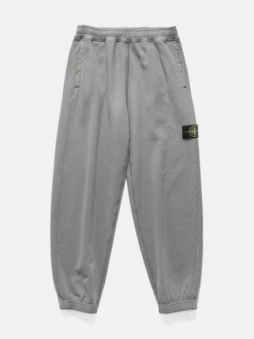 Stone Island Organic Cotton Loose Fit Sweatpants Cement, Sweatpants