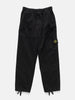 Flat shot of the Stone Island Organic Cotton Patch-Pocket Cargo Trouser Black