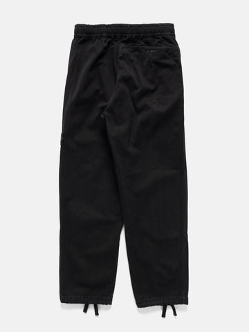 Flat shot of the back of the Stone Island Organic Cotton Patch-Pocket Cargo Trouser Black