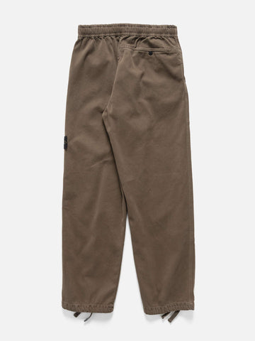 flat shot of the back of the Stone Island Organic Cotton Patch-Pocket Cargo Trouser Brown