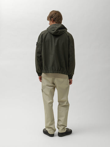 Stone Island Organic Cotton Ripstop Jacket Coal Grey, Jackets