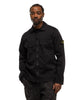 Stone Island Organic Stretch Cotton Satin Overshirt Black, Outerwear