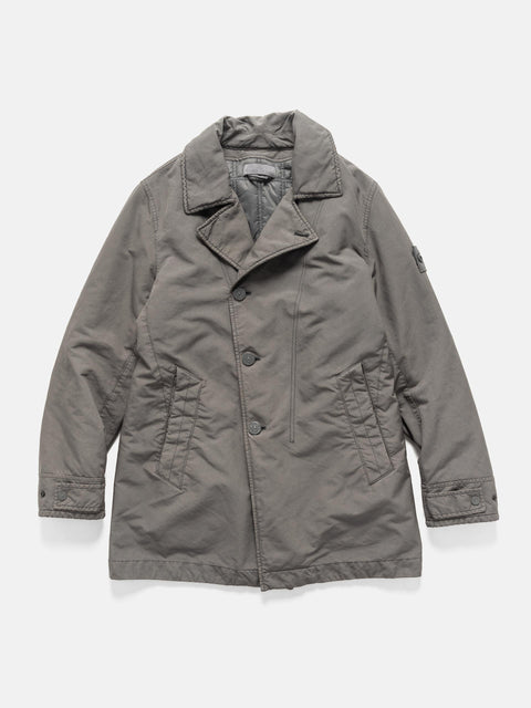 Stone Island Ghost Piece Padded David-TC Pea Coat Dark Grey, Coats