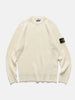 Stone Island RWS Wool Full Rib Knit Sweater Ivory, Sweaters