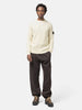 Stone Island RWS Wool Full Rib Knit Sweater Ivory, Sweaters