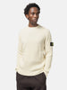 Stone Island RWS Wool Full Rib Knit Sweater Ivory, Sweaters