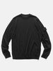 Stone Island Ghost Piece RWS Wool Knit Crewneck Black, Sweatshirts