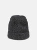 Stone Island Reflective Knit Compass Patch Beanie Black Melange, Beanies
