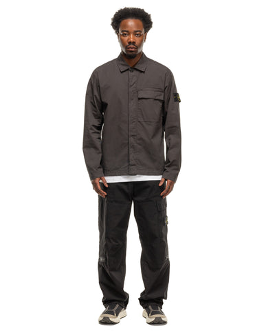 Stone Island Regular Fit Overshirt Charcoal, Outerwear