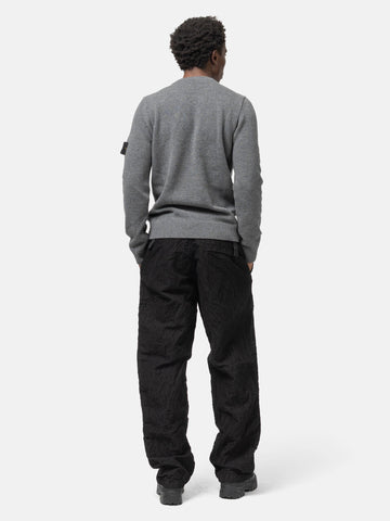 Stone Island Reverse Stitch Lambswool Sweater Melange Cement, Sweaters