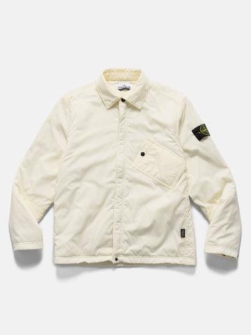 Stone Island Ripstop Cordura Overshirt Ivory, Overshirts